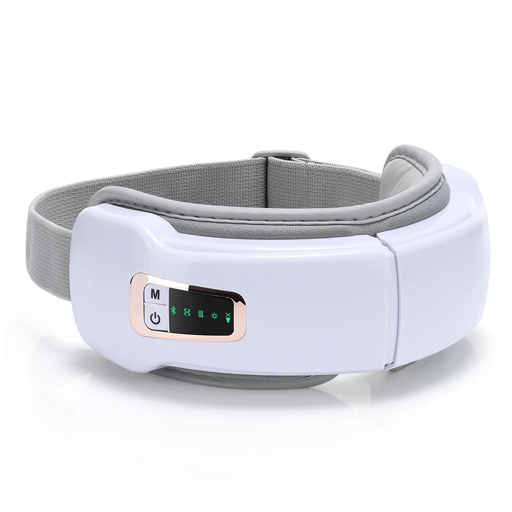 Eye Massager with Heat Smart Eye Care Device with Music for Migraines Relax Reduce Eye Strain Dark Circles Eye Bag Improve Sleep